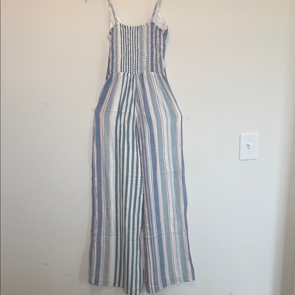 Lulu's Pastel Striped Jumpsuit - Picture 6 of 9